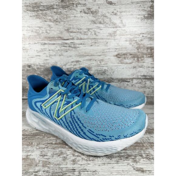 Women's New Balance Fresh Foam 1080v11 Blue Running Shoes Sz 9.5B Athletic Gym - Picture 1 of 10